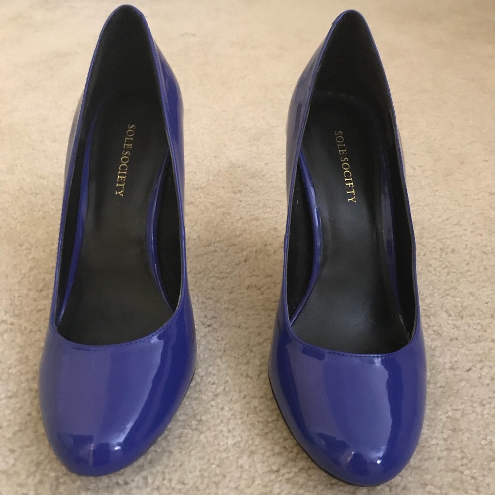 Sole Society Blue Pumps